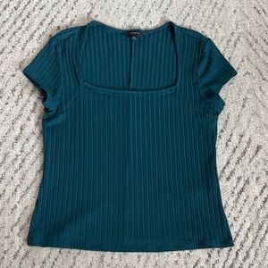 Banana republic Teal Ribbed Women's Top